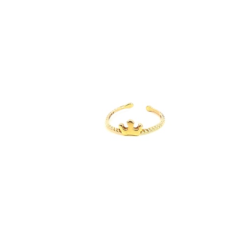 [GOLD27] [GOLD27] ANILLO MEDIO DEDO CORONA OA     