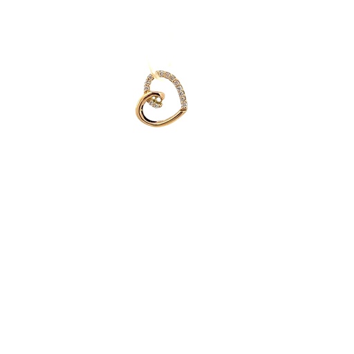 [HA088] [HA088] DIJE CORAZON DIAMANTES 0,14 PUNTOS            