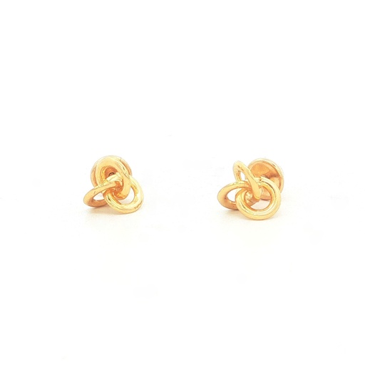 [HJ149] [HJ149] TOPOS TRES AROS ORO AMARILLO