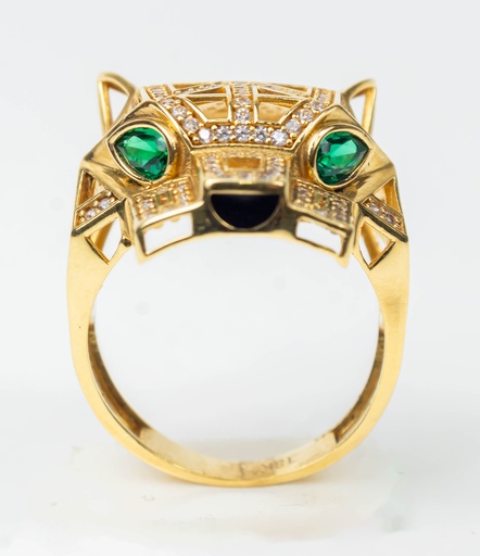 [IJ137] ANILLO PANTERA CASTING OA
