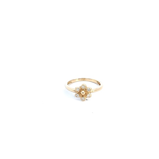 [J134] ANILLO FLOR DTE 0,05 PTS