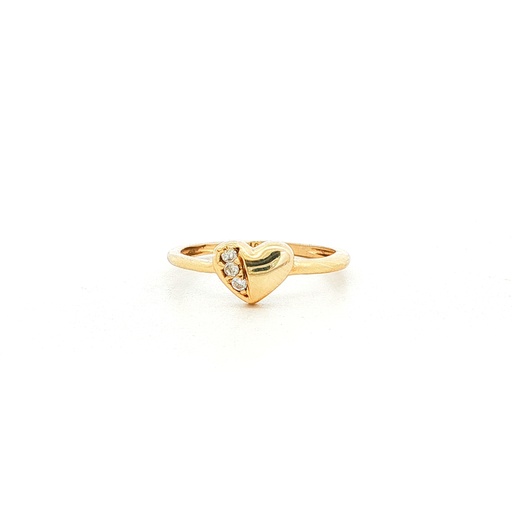 [J136] ANILLO CORAZON DTE 0,05 PTS