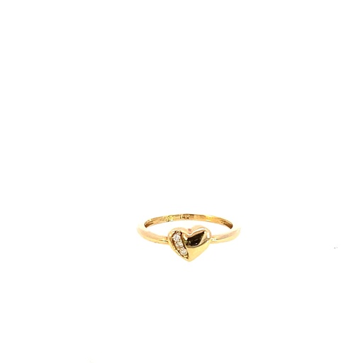 [J137] ANILLO CORAZON DTE 0,05 PTS