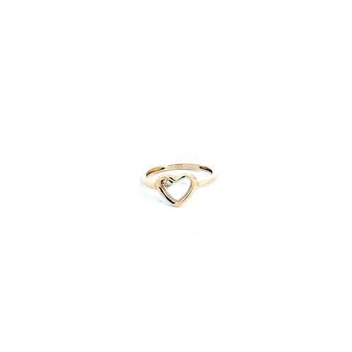 [J139] ANILLO CORAZON DTE 0,02 PTS