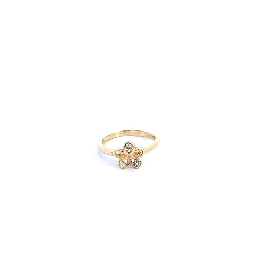 [J141] ANILLO FLOR DTE 0,03 PTS