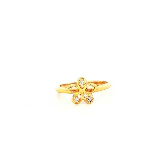[J141] ANILLO FLOR DTE 0,03 PTS