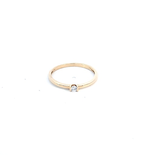 [MF003] ANILLO SOLITARIO ORO AMARILLO   