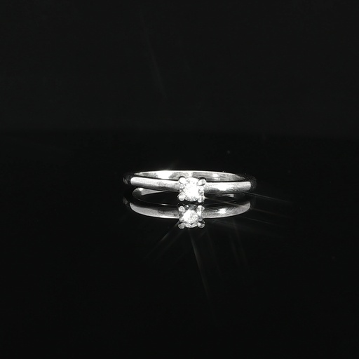 [MF053] [MF053] ANILLO SOLITARIO DTE 0,15 PTS OB    