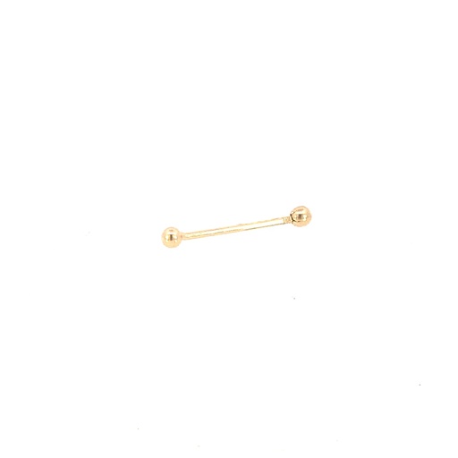[ND069] PIERCING PEZON ORO AMARILLO