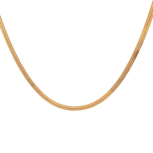 [R118] GARGANTILLA SERPIENTE ORO AMARILLO      