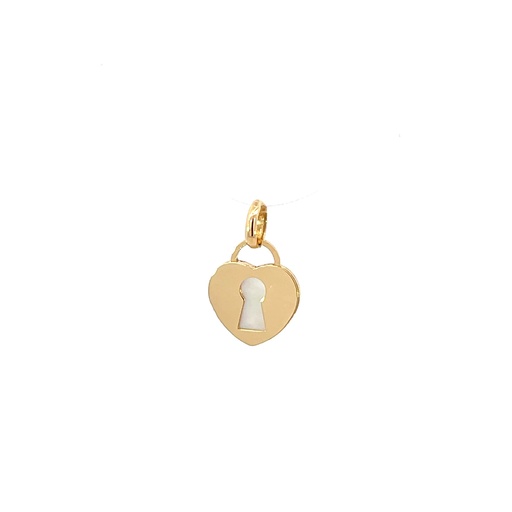 [SGA09] DIJE CORAZON NACAR ORO AMARILLO     