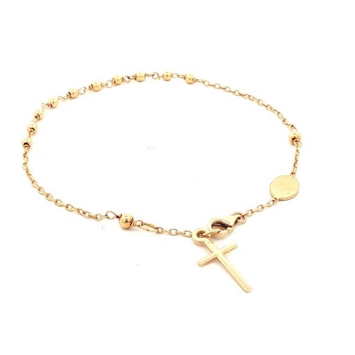 [SGA188] PULSERA DENARIO ORO AMARILLO 