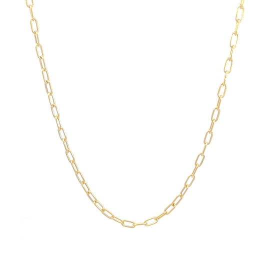 [SGA278] VFH060GG45 CADENA PAPER CLIP ORO AMARILLO  