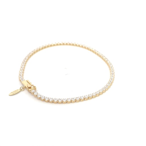 [SGA289] PULSERA TENIS ORO AMARILLO               