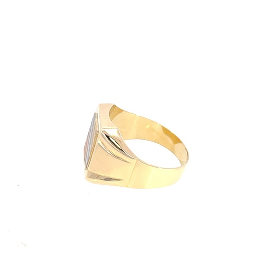 [SGA344] ANILLO CABALLERO TRES OROS               