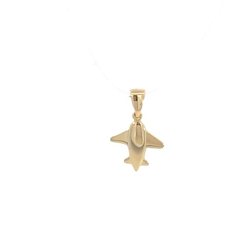 [SGA375] DIJE AVION ORO AMARILLO      
