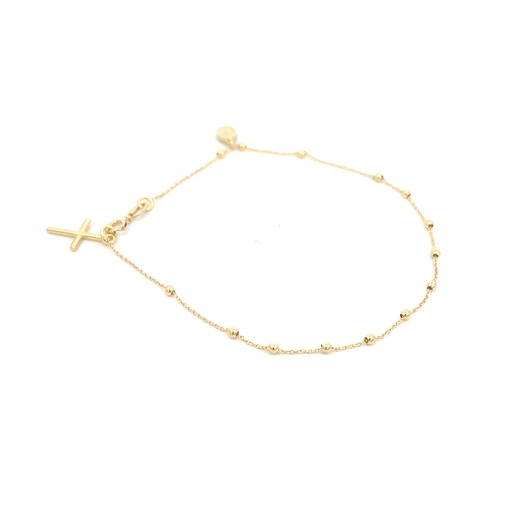 [SGA384] PULSERA DENARIO ORO AMARILLO               