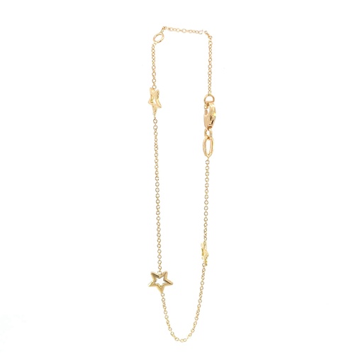 [SGA42] PULSERA ESTRELLAS ORO AMARILLO               