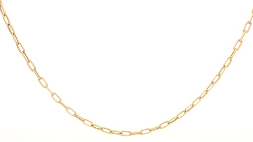 [SGA442] CADENA PAPER CLIP ORO AMARILLO 