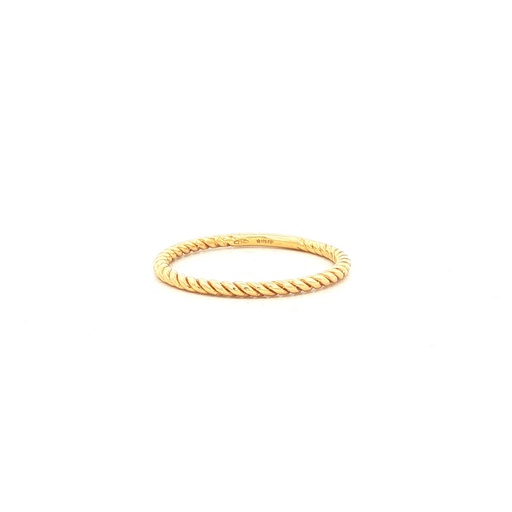 [SGA453] ANILLO MELCOCHA ORO AMARILLO