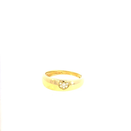 [SGA495] ANILLO CORAZON CASTING ORO AMARILLO