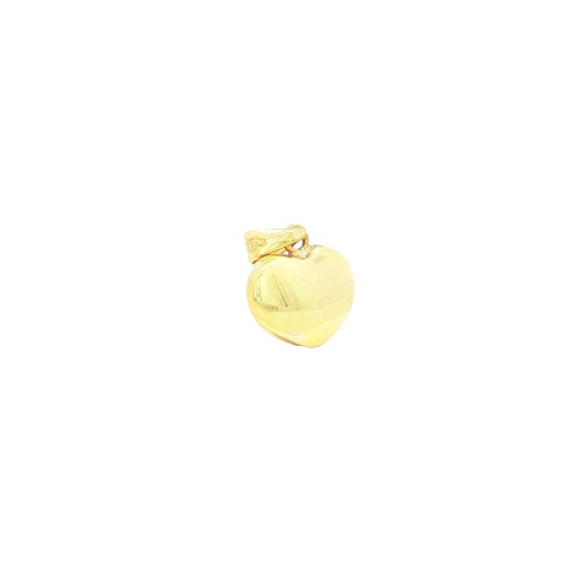 [SGA525] DIJE CORAZON ORO AMARILLO