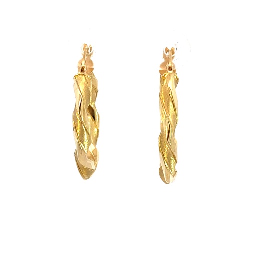 [SGA531] 224857 CANDONGAS MELCOCHAS BISELADAS ORO AMARILLO  