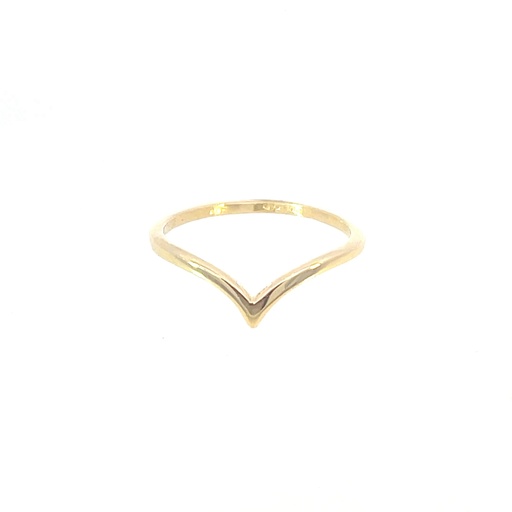 [SGA64] ANILLO EN V ORO AMARILLO            