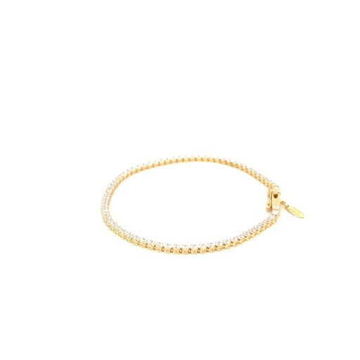 [SGA77] PULSERA TENIS ORO AMARILLO               