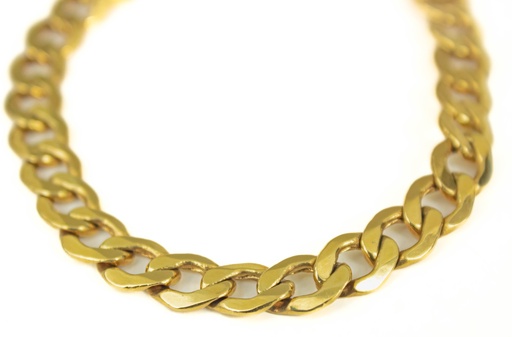 [X038] PULSERA CUBANA 8MM X 21,5 CM OA