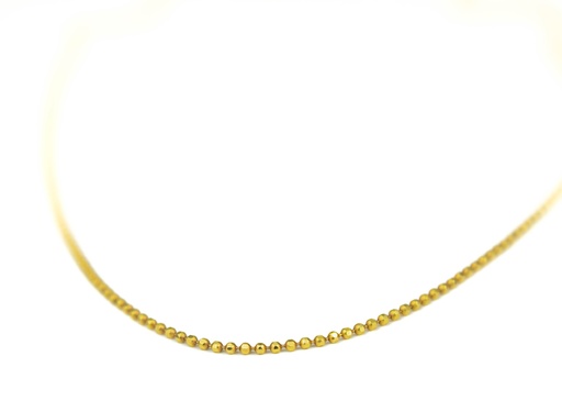 [X162] CADENA MINI MILITAR ORO AMARILLO            