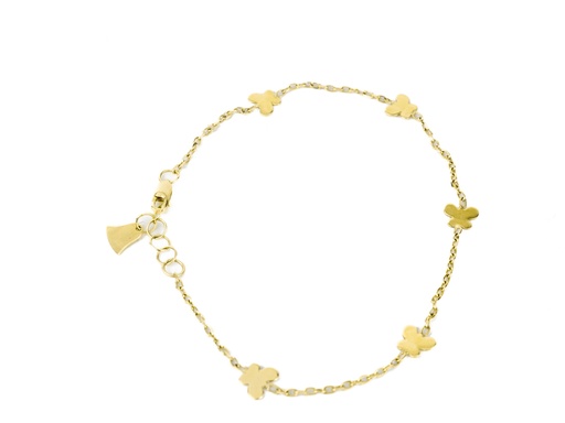 [182375] PULSERA MARIPOSA ORO AMARILLO