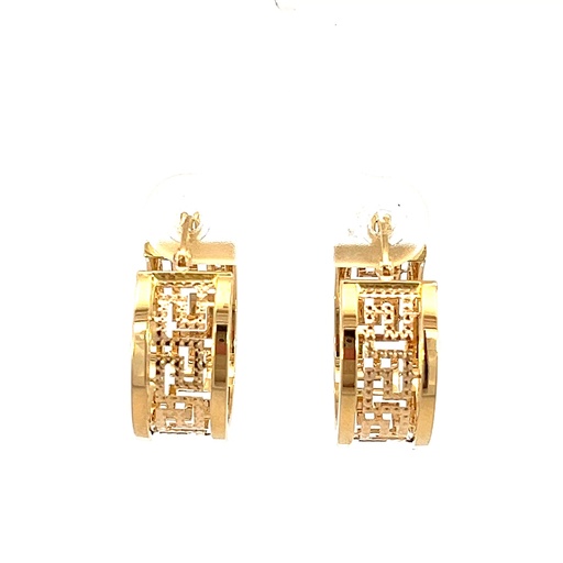 [252373] CANDONGAS VERSACE ORO AMARILLO