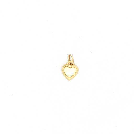 [262351] DIJE CORAZON ORO AMARILLO