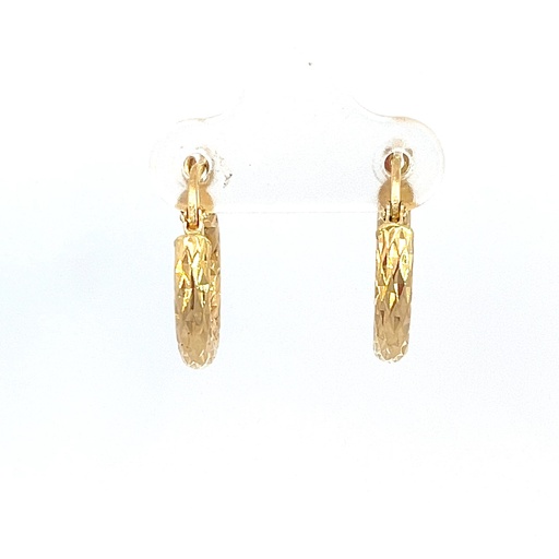 [263719M10] CANDONGAS DIAMANTADAS ORO AMARILLO