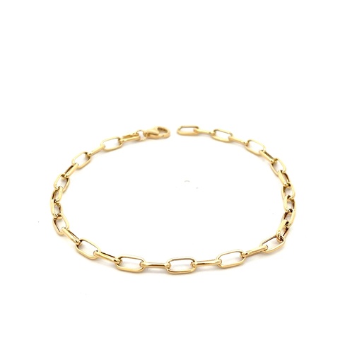 [273255] PULSERA PAPER CLIP ORO AMARILLO