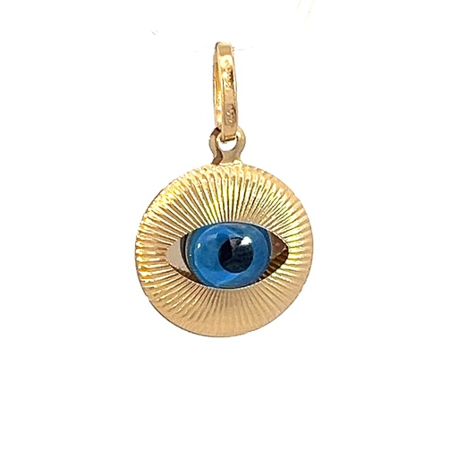 [81008] DIJE OJO TURCO ORO AMARILLO