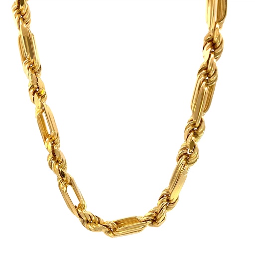 [ALF01] CADENA FRANCISCANA ESPECIAL ORO AMARILLO