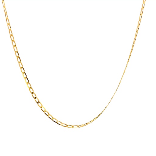 [GD045502H] CADENA CUBANA ESPECIAL ORO AMARILLO