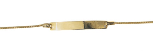 [GOLD374] PULSERA CORDON ESCLAVA ORO AMARILLO