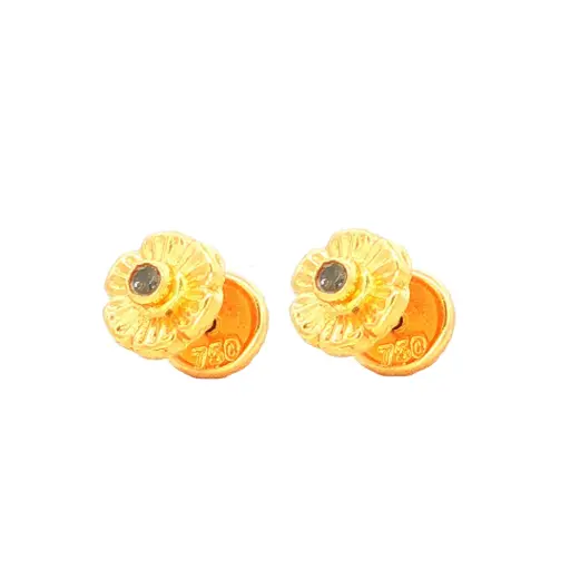 [HJ185] TOPOS FLOR ORO AMARILLO