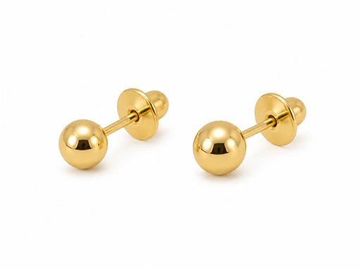 [HJ194] [HJ194] TOPOS BOLAS ORO AMARILLO NUMERO 8