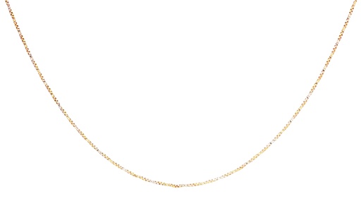 [VDQ0502LTWPVH45] [VDQ0502LTWPVH45] CADENA VENECIANA TORCHADA DIAMANTADA