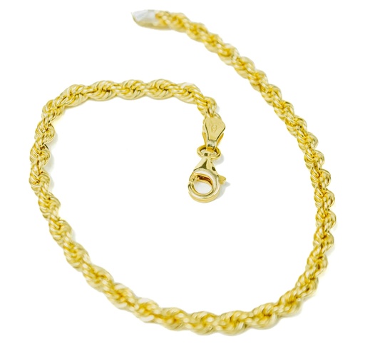 [GOLD393] PULSERA FRANCISCANA ORO AMARILLO