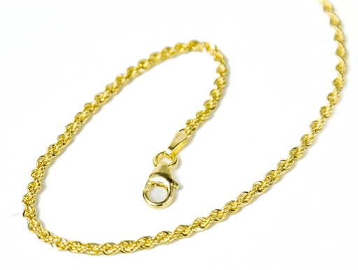 [040CV1218] PULSERA FRANCISCANA ORO AMARILLO LASER ESPINATA