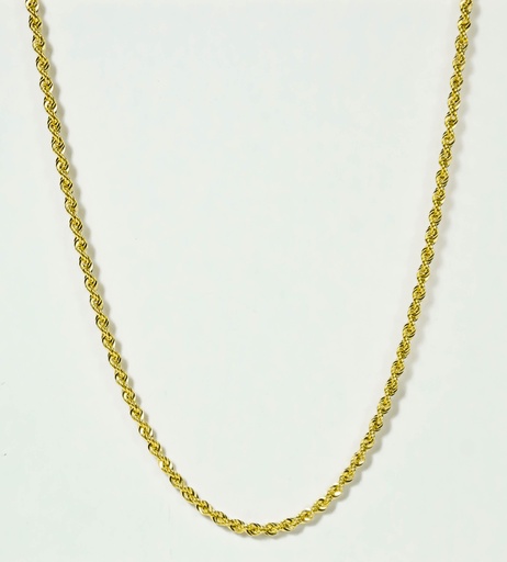 [060CV1260] CADENA FRANCISCANA ORO AMARILLO LASER ESPINATA