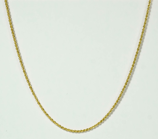 [040CV1260] CADENA FRANCISCANA ORO AMARILLO LASER ESPINATA