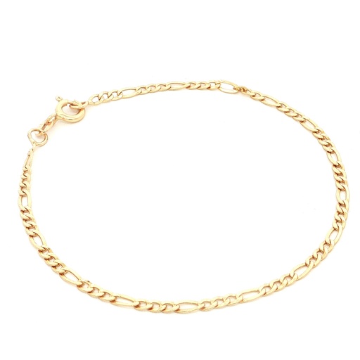 [HVX644119] PULSERA FIGARO ORO AMARILLO