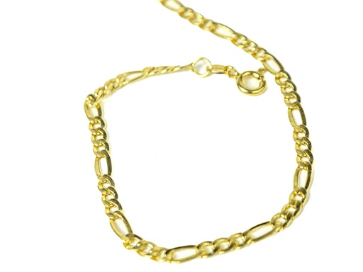 [HVX645119] PULSERA FIGARO ORO AMARILLO