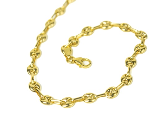 [REM46] PULSERA GUCCI ORO AMARILLO GRANO NUMERO 1